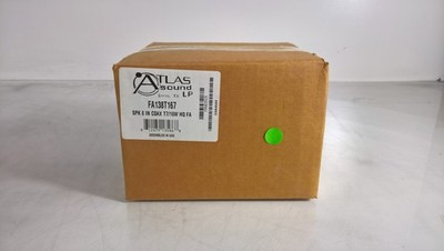 Neu Atlas Sound FA138T167 8 '' Koaxial Lautsprecher Mit 16-Watt 70.7V Transformer