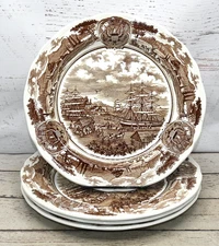 Royal Staffordshire "American Legend" Dinner Plates 10" Set of 4 Meakin England