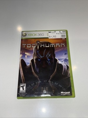 Xbox 360 TimeShift Portal 2 Too Human Complete in Box with Manual