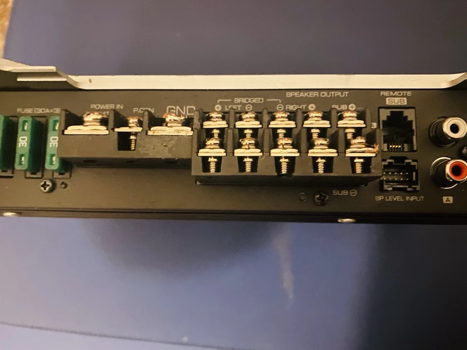 Amplificador Kenwood eXcelon XM802-5 1600W 5 canales clase D (probado) Foto 4 de 4