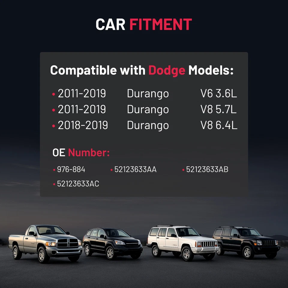 For 2011-2019 Dodge Durango 3.6L 5.7L 6.4L AWD Rear Driveshaft Prop Shaft 976884 Foto 2 de 4