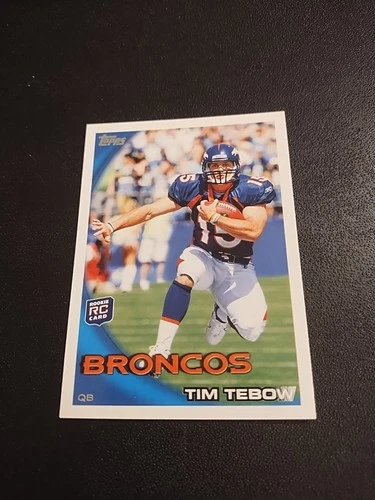 TIM TEBOW 2010 Topps RC ROOKIE card #440 Denver Broncos