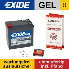 Buell XB12Ss Lightning Long, 2006-2010, batteria gel EXIDE (incl. deposito 7,50€)