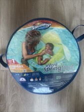 Swimways Infant Baby Spring Float - Green Baby Pool Float