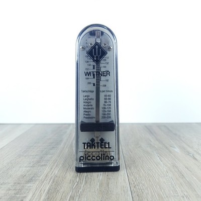 Wittner Taktell Piccolino mechanisches Metronom schwarz Vintage - West Germany