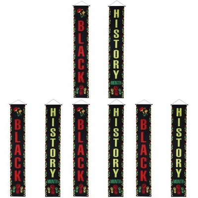 4 Paare Black History Month Banners African American Festival Juneteenth Flagge