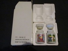 Dwa vintage słoiki na przyprawy Garfield Danbury miętowe CYNAMON SZAFRAN 1994 nigdy nie używane