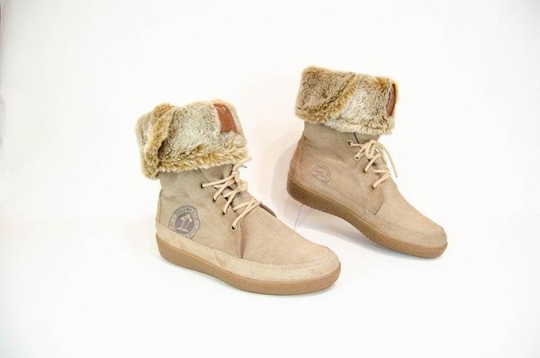Men Panama Jack Boots Beige Suede 37