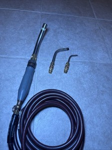 Acetylene Turbo Torch with Harris Gauge and 12’ Hose Set W/ a-11 And A-3 Tips