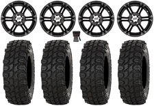 ITP SS212 14" Wheels Black 28" XComp ATR Tires Textron Wildcat XX