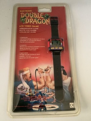 LCD DOUBLE DRAGON Tiger Game Watch Nelsonic Neu Blister Nintendo