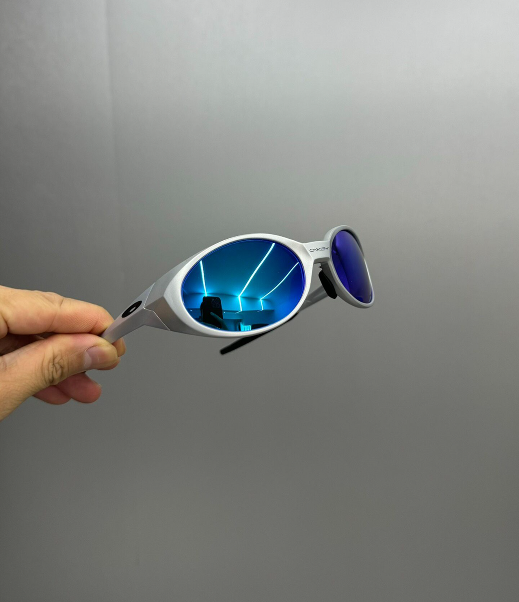 Vintage Oakley Eye Jacket Redux OO9438 Prizm Sunglasses Blue Lens