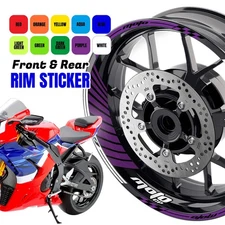 For Suzuki GSXS750 15-24 23 22 21 20 17 inch Wheel Rim Stickers Line GP02