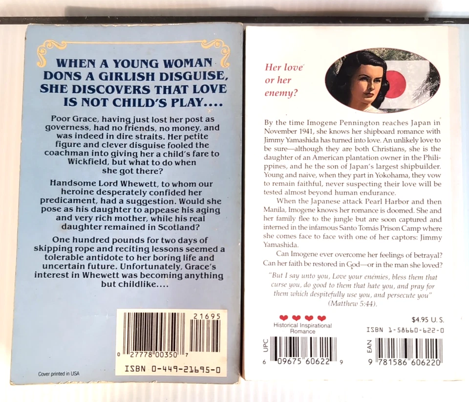 Historical Romance Paperback Book Smith Druten Mathews Clark Rognlie St John 6x - Image 2 of 4