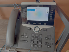 Lot of 5 Cisco CP-8845-K9 5 Line IP Video Phone - Enterprise Firmware. Tested