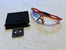 Oakley M Frame Matte Crystal Red - Ruby Clear Hybrid S - UNRELEASED
