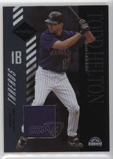 2003 Leaf Limited Threads Relic 34/50 Todd Helton #124 HOF