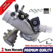 Upgrade Billet Turbo Charger&Oil Feed Pipe For Holden Trax 1.4L Petrol