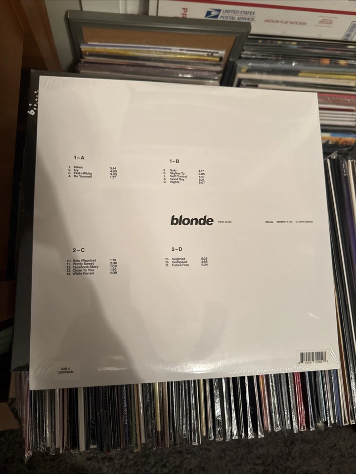 Frank Ocean Blonde 2LP Vinyl 2022  OFFICIAL REPRESS New/Sealed/Minor cover wear - Image 2 of 2