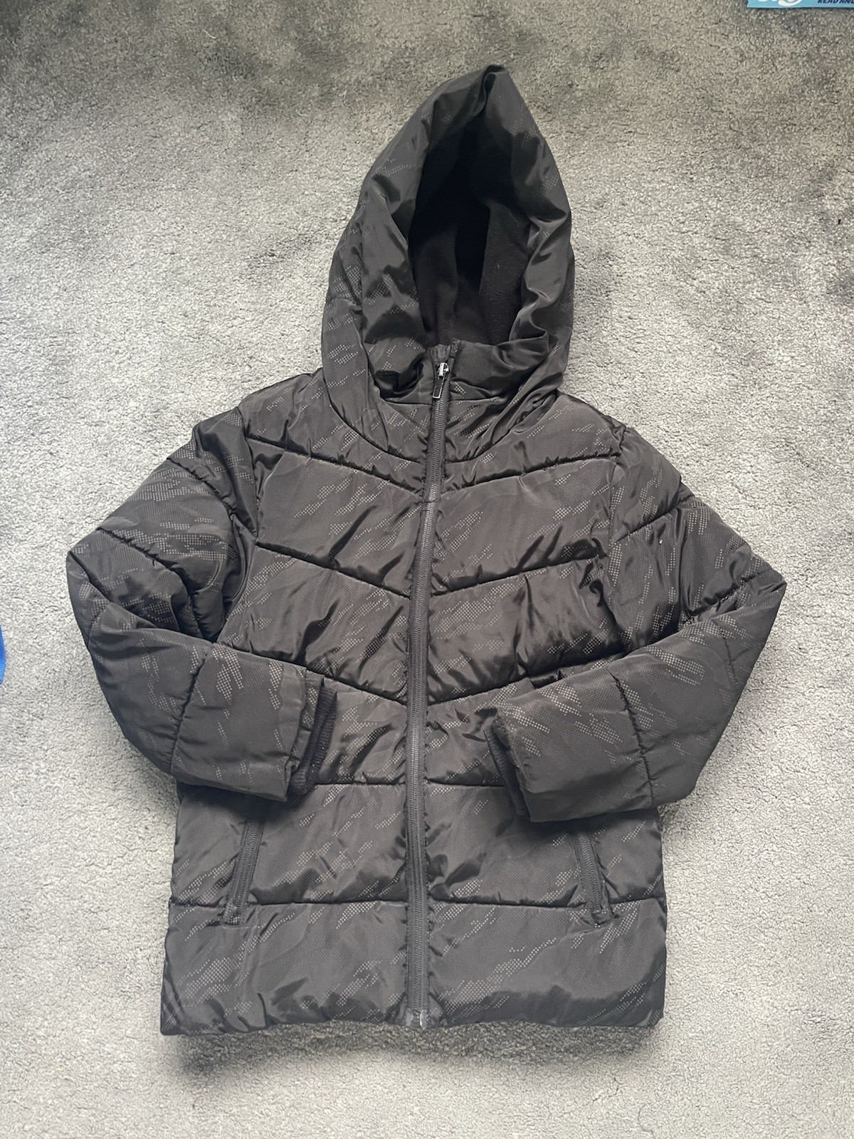 Asda George Boys Camo Camouflage Puffer Puffa Coat Jacket 7-8y