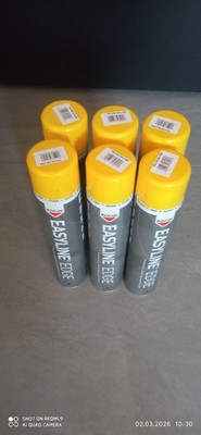 Rocol EASYLINE EDGE Bodenmarkierungsfarbe Sprühfarbe gelb RAL 1023 750ml 6x
