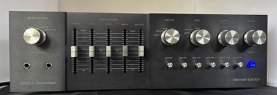 Harman  Kardon Citation 17 Preamplifier, Black, fully restored. 