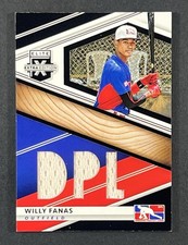 2020 Panini Elite Extra Edition #DPM-WF Willy Fanas Jersey Card DPL