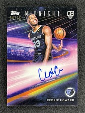 2025-26 Topps Midnight Cedric Coward Dusk Rookie Horizon Signatures Auto RC /75