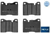 Meyle 0252043715 Bremsbelagsatz FüR Scheibenbremse Bremsbelagsatz FüR BMW