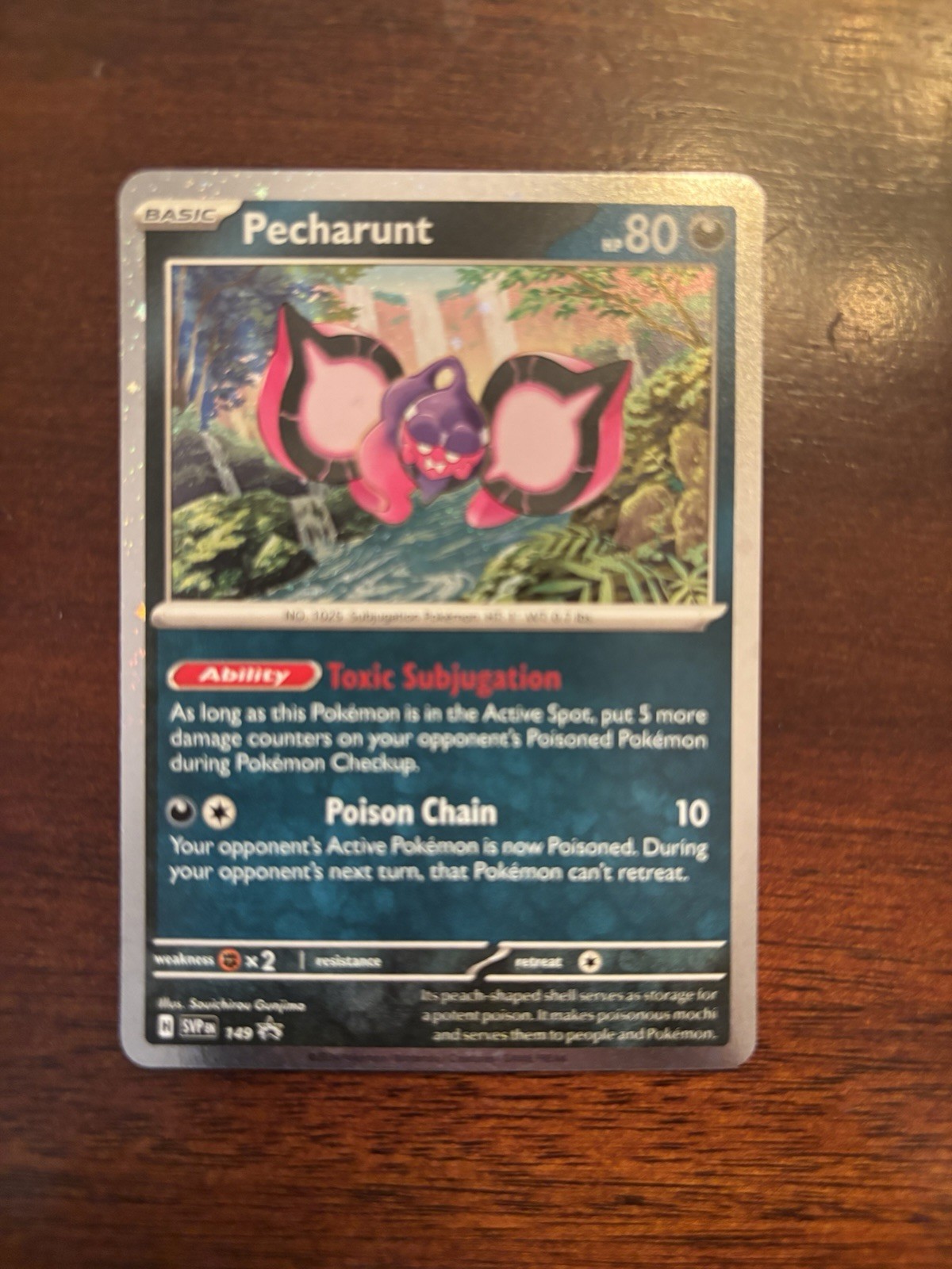 Pokemon Scarlet & Violet Black Star Promo - Pecharunt SVP 149