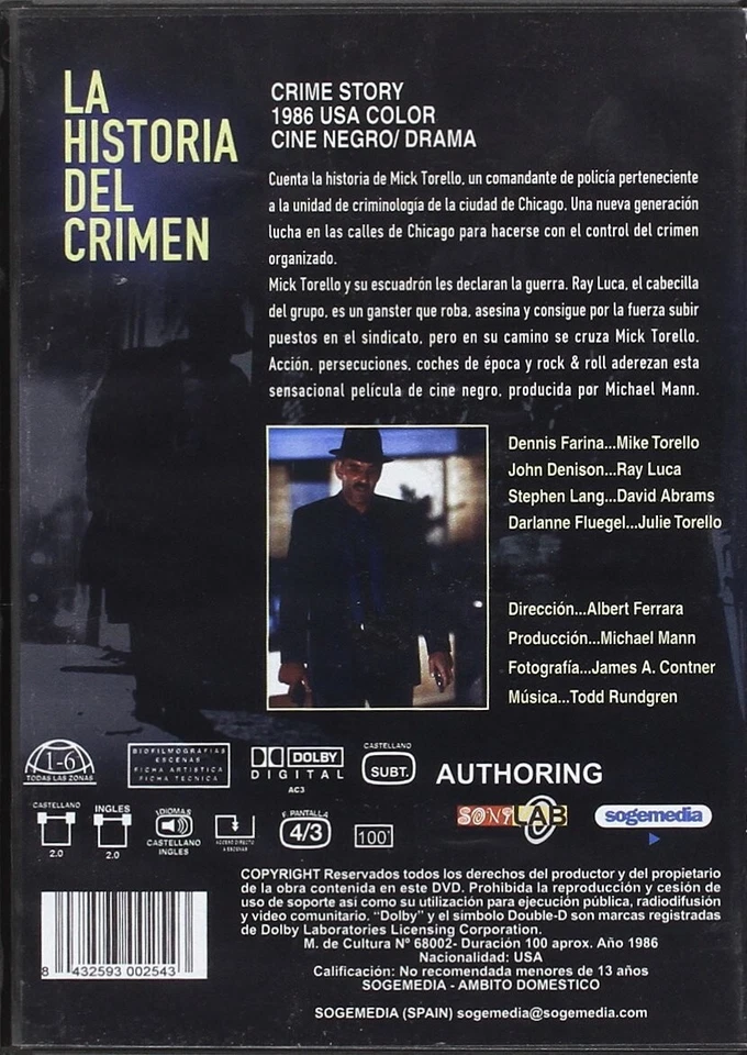 La Historia del Crimen [DVD] - Imagen 2 de 2