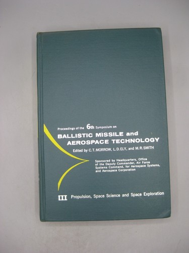 Vtg 1961 Ballistic Missile and Aerospace Technology 6th Symposium Books 1,2,3,4 - Picture 10 of 14