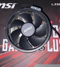 AMD CPU Cooler  Cooling Unit Fan PC Part - UNTESTED Selling As Parts Only