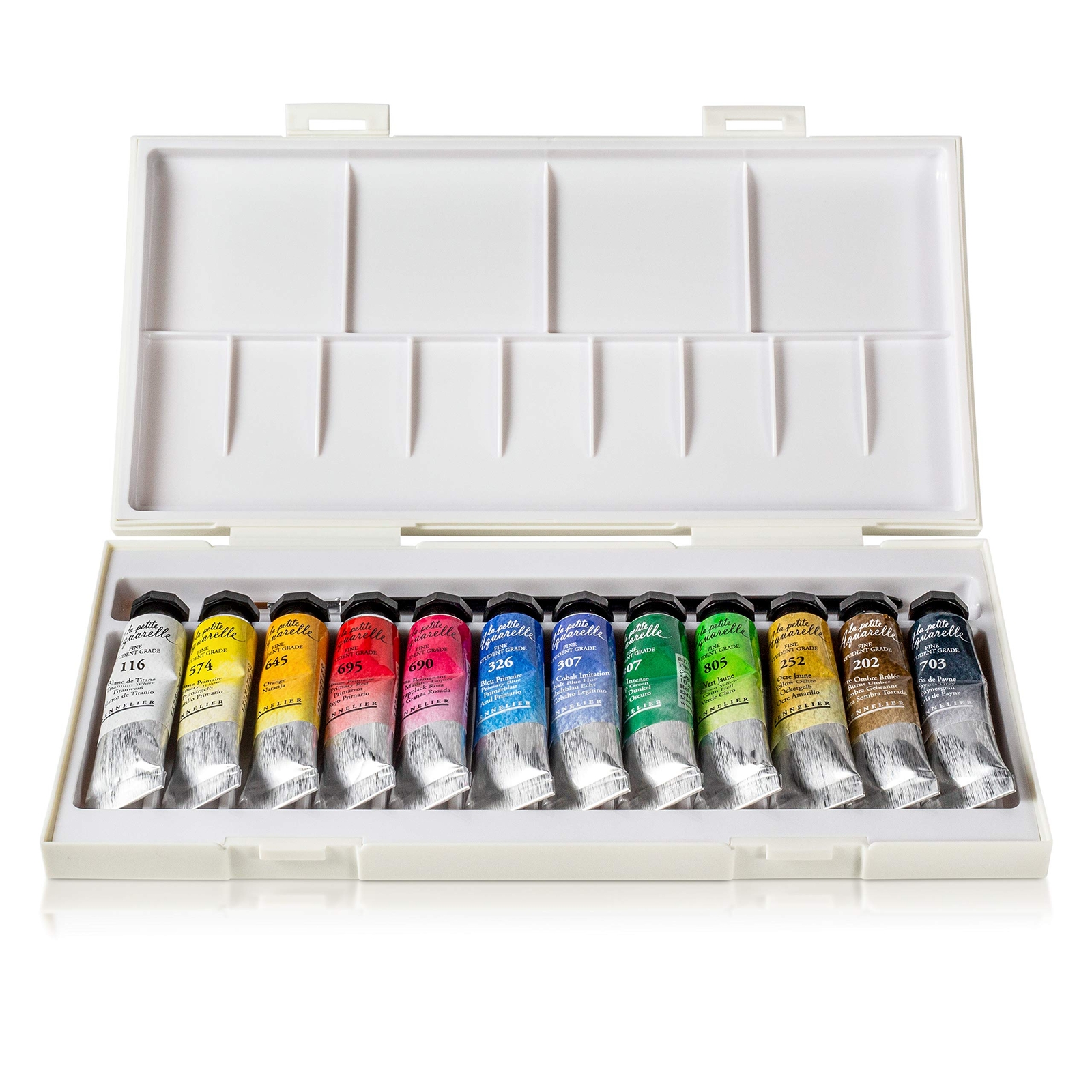 Sennelier Aquarelle Watercolor Set 0.33 Fl Oz Pack of 12 Multicolor