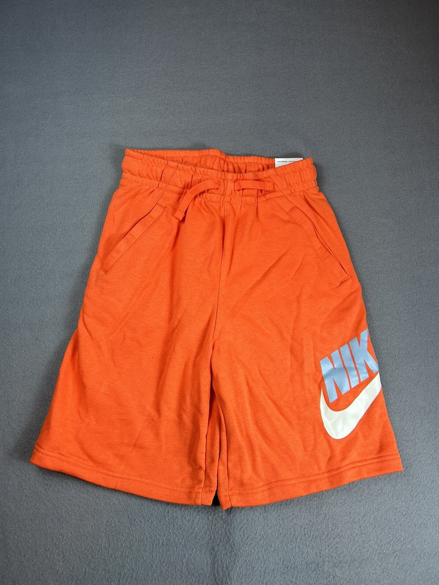 Nike Boys Big Kids Sportswear Club Fleece Shorts Rush Orange CK0509-817 XL  | eBay