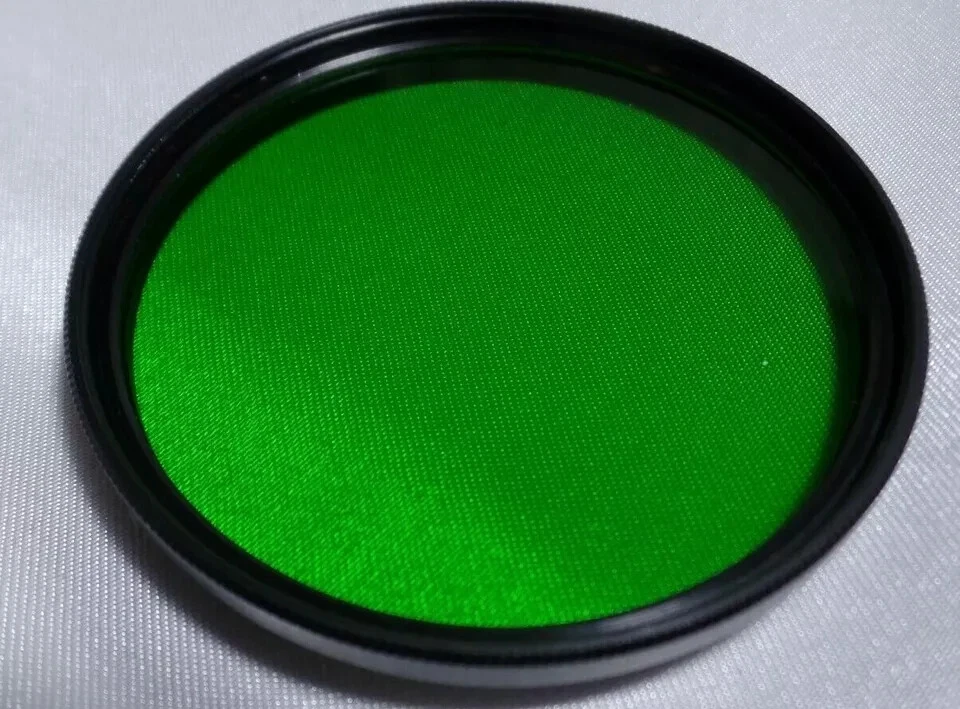 a Green 2x KMZ 67x 0.75mm Vintage Russian Light Filter 67mm mount for Lens 3280