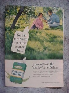SALEM CIGARETTS AD