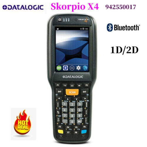Datalogic Skorpio X4 940550017 Bluetooth Industrial Handheld Pda Datensammler - Picture 1 of 6