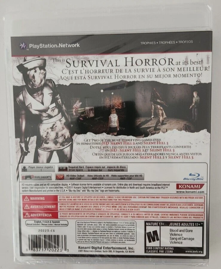 Silent Hill HD Collection PS3 Brand New Game (Action/Adventure Compilation 2012) - Image 3 of 4