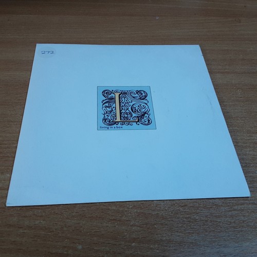7" Single - Living In A Box, Love Is The Art, 1987, CHRYSALIS (LIB 4)
