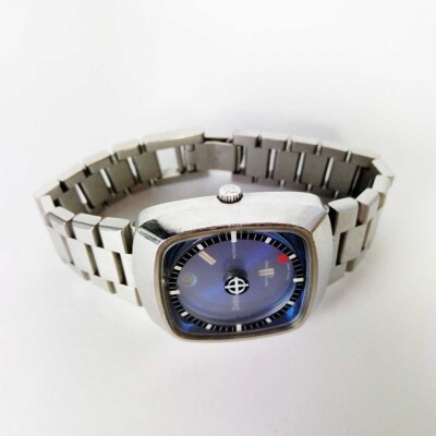 Zodiac Astrographic Mystery Dial Automatic SST Winding Watch Japan