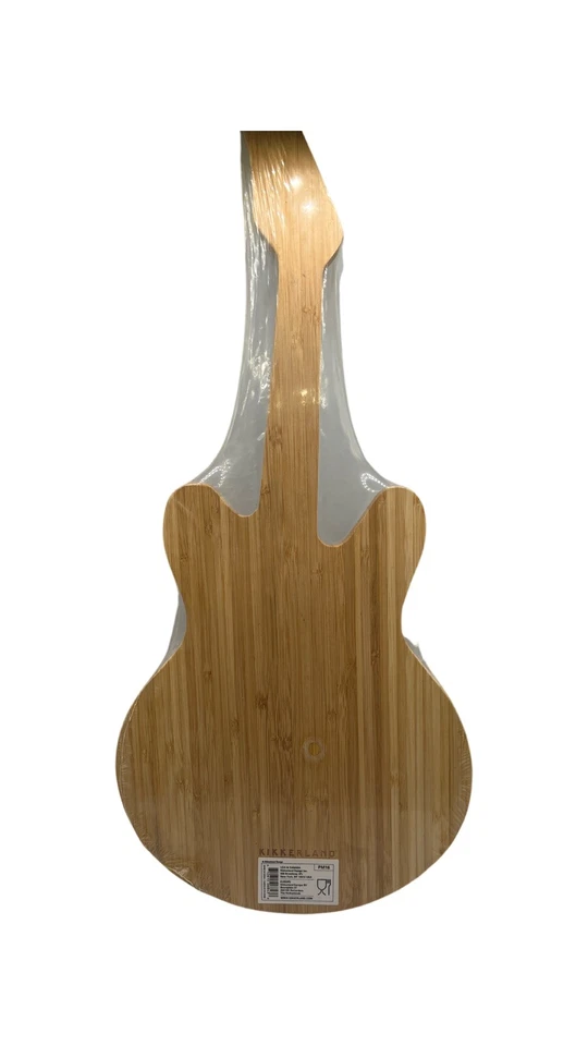 "Tabla de cortar guitarra de bambú Kikkerland charcutería de queso 19"" de alto nueva sellada" Foto 2 de 2