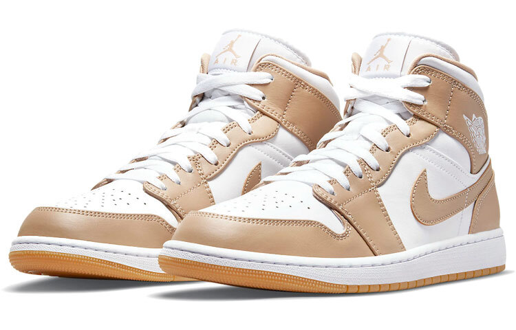 Nike Air Jordan 1 Mid Tan Gum ジョーダン 1 ミッド タンガム Size 8 - Air Jordan 1 Mid Tan Gum for sale online | eBay