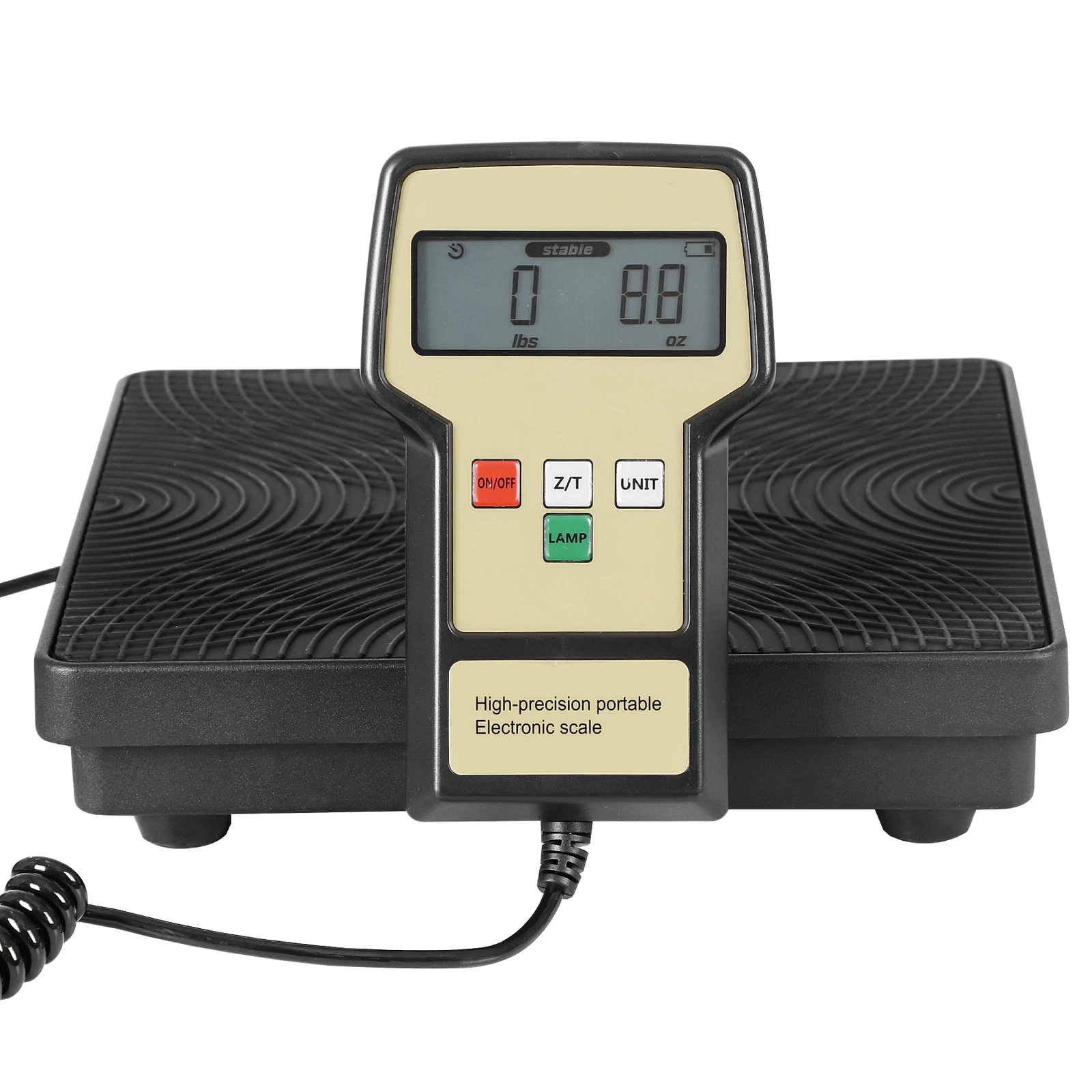 220lbs Electronic Digital Refrigerant Charging Weight Scale w/Case for HVAC A/C
