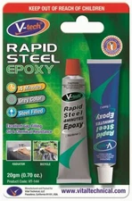 Rapid Steel Epoxy Putty Adhesive Metal Weld Glue Bonding Cracks Filler Strong