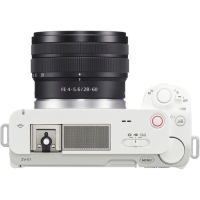 Sony Alpha ZV-E1 White with 28-60mm Lens Kit ILCZVE1L/W Receipt 