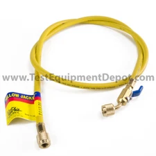 Yellow Jacket 29060 60", Yellow, Compact Ball Valve, Plus II 1/4" Hose