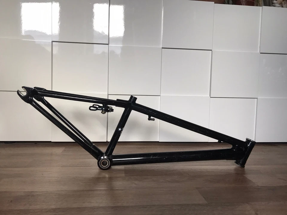 Liebhaberstück BMX Oldschool DK Rahmen schwarz 20 Zoll 4130 Chromoly Stahl
