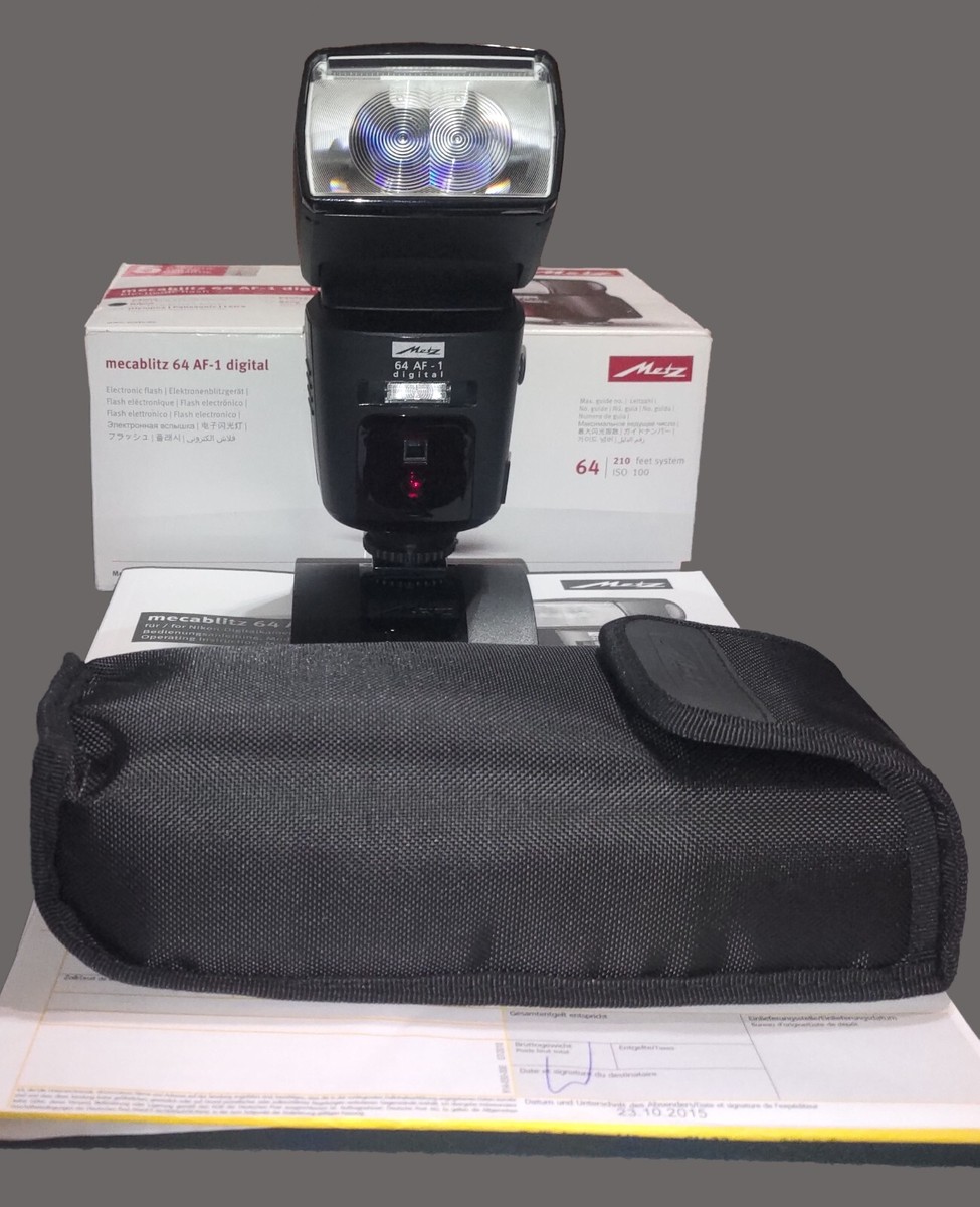 Metz Mecablitz 64 AF-1 Digital Flash Speedlite Nikon Camera