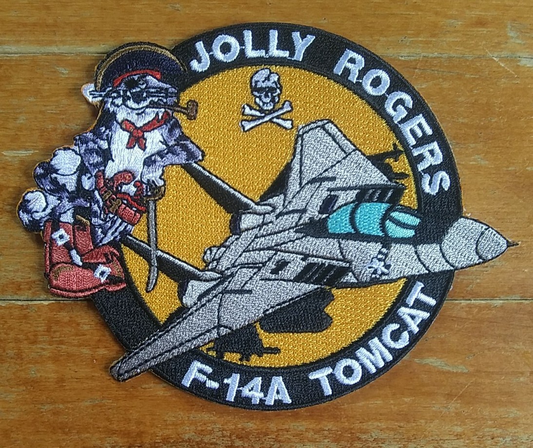 F-14A TOMCAT VF Fighter Squadron ~ JOLLY ROGERS ~ US MILITARY NAVY